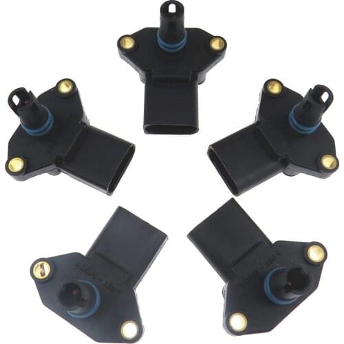 5Pcs 036906051 036 906 051 New Intake Manifold Pressure Sensor Map For Golf MK3 MK4 Vento Bora Polo 1.2 1.6 1.4 16V