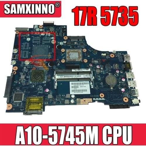 Akemy For DELL Inspiron 17R 5735 Laptop Motherboard With A10-5745M CPU LA-A691P CN-0M8THW 0M8THW M8THW DDR3L 100% Tested