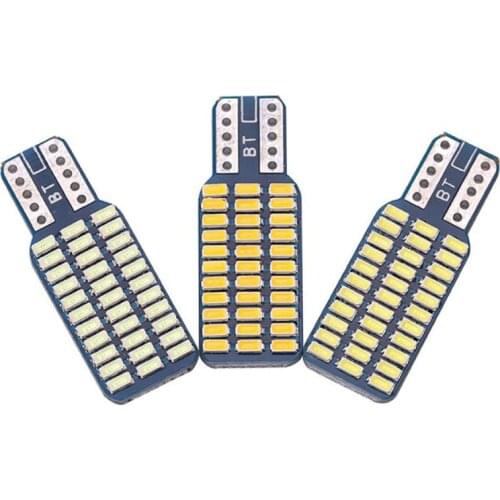 Car T10 3014 LED BULBS 33SMD W5W Wedge CANBUS OBC Erro Free Indicator Rear Trunk Light Interior License Plate Light DC 12V Lamp
