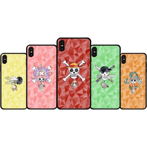 One Piece Monkey D Luffy Roronoa Zoro Acrylic Phone Case Cover For iphone X XR XS 11 12 Pro For Samsung Galaxy