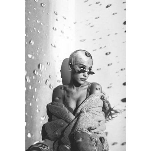 J0009 Ariana Grande The Sweetener Music Star Wall Sticker Silk Poster Art Light Canvas Home Decoration