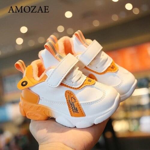 Fashion Baby Shoes Toddler Girls Shoes Spring Autumn Kids Sneakers For Boys Girls Leather Flats Children Sports Shoes Soft Light