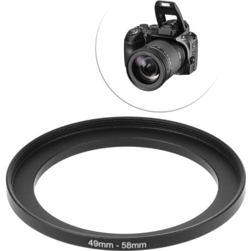 2021 New 49mm To 58mm Metal Step Up Rings Lens Adapter Filter Camera Tool Accessories New