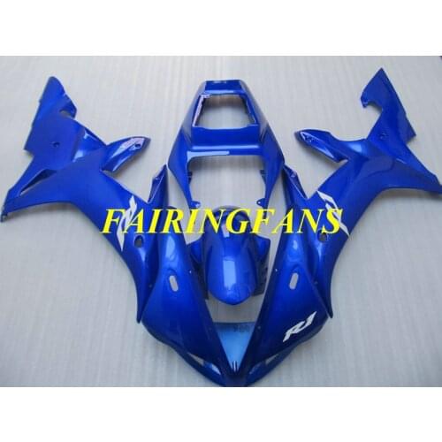 Motorcycle Fairing body kit for YAMAHA YZFR1 02 03 YZF R1 YZF1000 2002 2003 ABS Blue Fairings bodywork+gifts YE40
