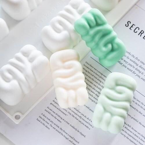 PRZY Ice Cream Mould Soap Mold Handmade Silicone Mold Gypsum Chocolate Candle Molds Clay Resin Silicone Rubber Eco-friendly