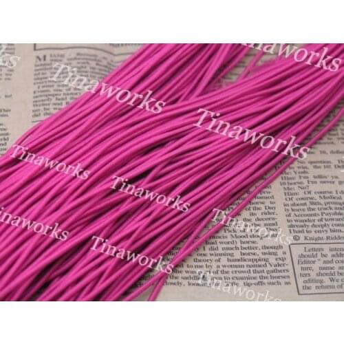 Sales promotion!!!FREE SHIPPING 65 Meters Rose Shock Cord Stretch Elastic Cord Beading Cord 2.0MM