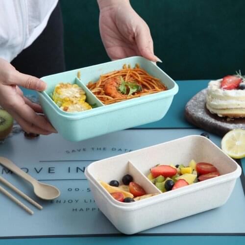 Silicone Collapsible Lunch Box Food Storage Container Bento Microwavable Portable Picnic Camping Rectangle Outdoor Box