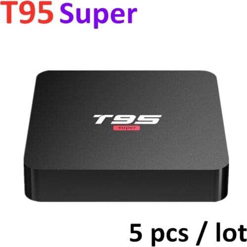 Wholesale T95 Super Android 10 Tv Box 4K HD WiFi T95 Set Top 5 Pcs Lot T95Super Media Player