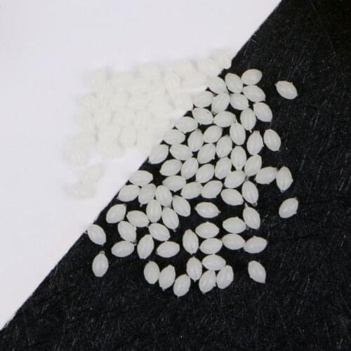 100Pcs Oval Luminous Fishing Lures Fishing Beads Sea Hard Floating Float Tackles