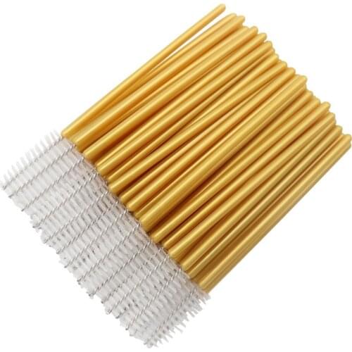 1000pcs/lot Micro Disposable Eyelash Brushes Mascara Make up Wands Eye Lashes Cosmetic Brushes Makeup Tools Accessories