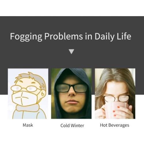 5Pcs Reusable Anti-Fog Wipes Glasses Pre-moistened Antifog Lens Cloth Defogger F3MF