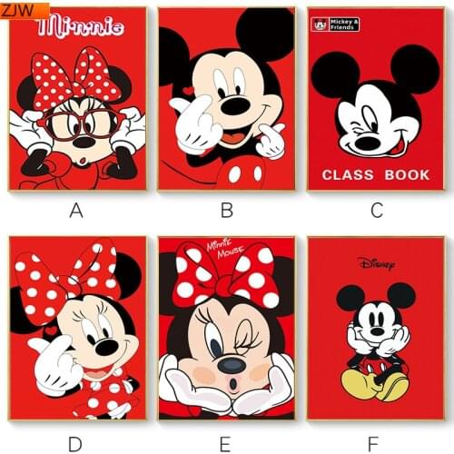 Disney Minnie Mickey Diamond Painting Diamond Mosaic Cross Stitch Kits Full Diamond Embroidery Room Decoration