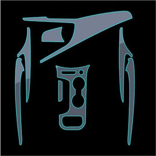 Car-Styling New Car Interior Trim Dashboard Clear Paint Protective Film Stickers for Buick Envision 2014-2018