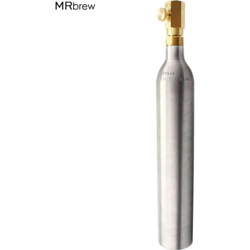 Soda water 0.6L Bottle Tank Cylinder with Valve TR21*4 High Compressed Bottle with Refill Soda Adapter W21.8-14 or CGA 320