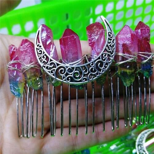 HOT Natural Quartz Cluster Crystal Specimen aura quartz stick jewelry Reiki Healing Reiki Stone Gift