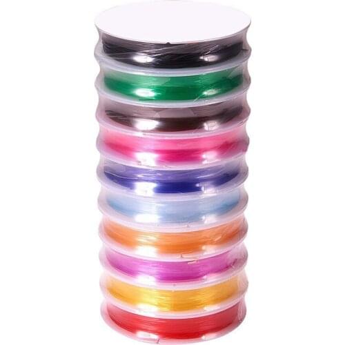 10m Crystal String Colorful Cord Jewelry Pendants Bracelet Threading