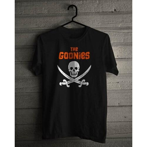 New The Goonies Comedy Movies 80 Black T-Shirt Size S-5XL