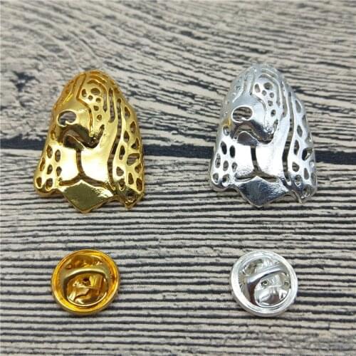 New Basset Hound Brooches and Pins Trendy Animal Metal Suit Brooches Men Fashion Pet Jewellery