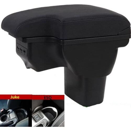 For Infiniti ESQ armrest box for NISSAN juke armres box car interior modification dedicated esq juke rechargeable USB telescopic