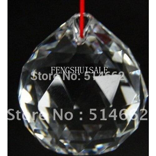 FENG SHUI CLEAR CRYSTAL SPHERE 1 LOT Prism Chi Ball Gift 30MM /GLASS BALLS