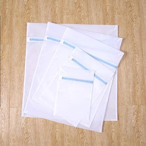 Zippered Mesh Cleaning Underwear Bag For Women Household Foldable Washing Machine Laundry Bag Clothes Bra lingerie Washing Bags