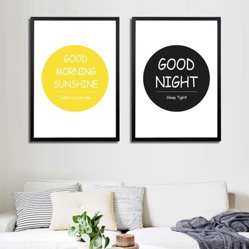 Modern Nordic Minimalist Motivational Typography Life Quote A4 Art Print Poster Wall Picture Canvas Painting No Frame Home Decor