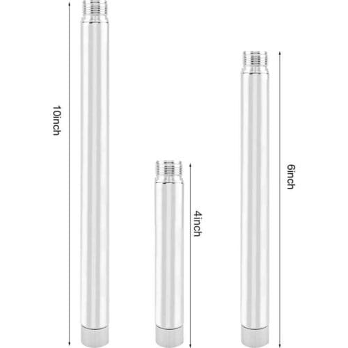 FT Extension Shower Arm Stainless Steel Extender Tube Shower Head Extension Rod Drip Type