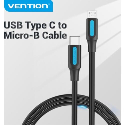 Vention Type C to Micro USB Cable Fast USB Type-C Adapter for Samsung Huawei Xiaomi MacBook pro OTG Mobile Phone Micro USB Cable