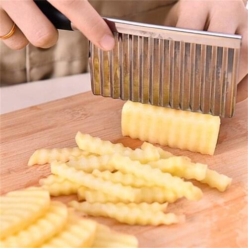 1 Pcs Creative Multifunctional Potato Cutting Wave Knife Cutter Cucumber Carrot Waves Cutting Slicer Tools