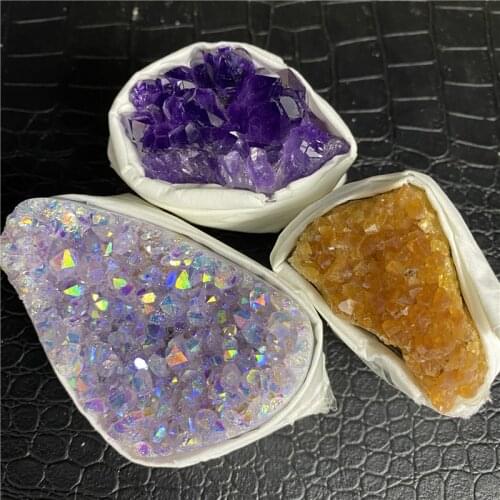 100% Natural All Kinds Of Crystal Quartz Minerals Specimen Amethyst cluster Irregular Shape Rough Rock Stone Reiki Healing Home