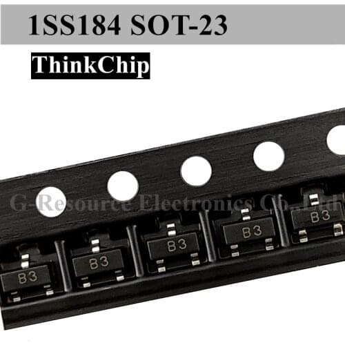 100pcs) 1SS184 SOT-23 SMD Switch Diode (Marking B3)