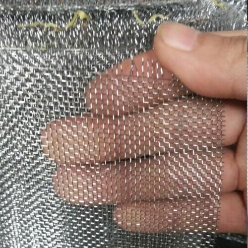 Metal square screening stainless steel 304 crimped wire mesh net for Garden Riddle Sieve