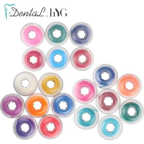 4.57m/Roll Dental Orthodontic Rubber Band Ultra Power Chain Long/Short/Continuous 15 Feet Elastic High Strength Dental Material