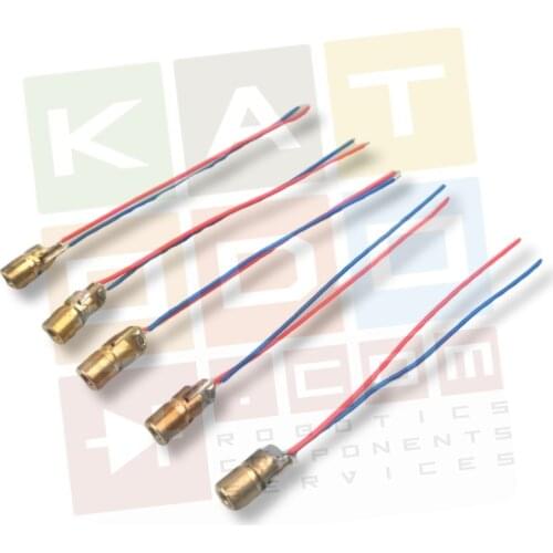 650nm 6mm 5V 5mW Red Dot Laser Diode Module