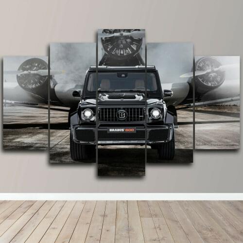 5 Piece Abstract 800 G Class SUV Poster Canvas Picture Print Wall Art Canvas Painting Wall Decor for Living Room No Framed
