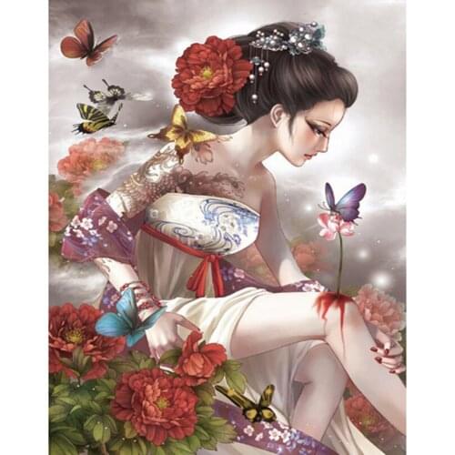 Diamond Embroidery 5D Diamond Painting Sexy Fairy Cross Stitch Needlework Diamond Mosaic Full Drill Rhinestone Decor gift AS436