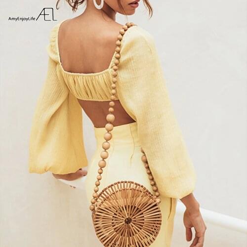 Короткие блузки Amyenjoylife China At AliExpress