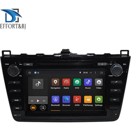 Android 9.0 Octa Core Car DVD Player For Mazda6 Ruiyi/Ultra 2008-2012 Car Auto Radio Stereo GPS Navigation Stereo Screen Radio
