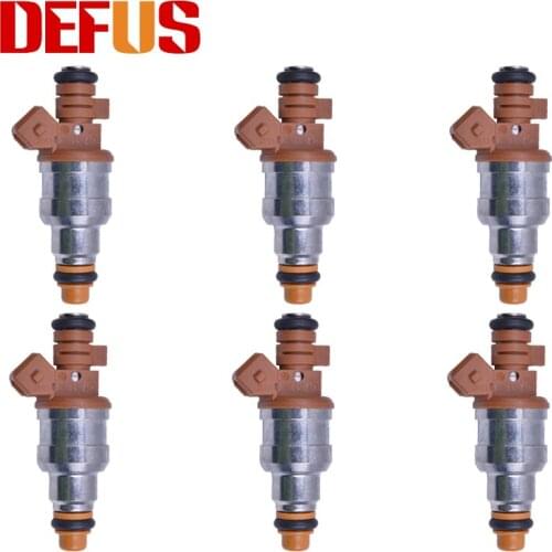 DEFUS 6X Fuel Injector For Opel Vectra CD 2.0 16V 1995 0280150452 Flow Matched Car Engine Injection Nozzle Car Styling Petrol