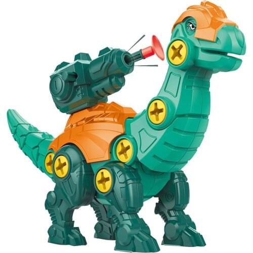 NEW DIY Disassembly Dinosaur Toy Set Screw Nut Combination Early Educational Blocks Toys With Assemble Screw Toys For Kids Gift