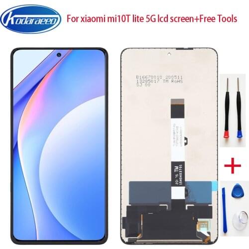 Original 6.67" For Xiaomi Mi 10T Lite 5G M2007J17G Touch Screen LCD Display Replacement Accessories