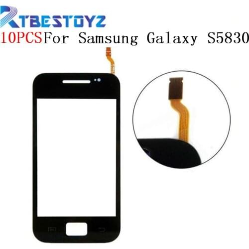 RTBESTOYZ 10PCS/Lot Touch Screen Sensor For Samsung Galaxy Ace S5830 S5830i GT-S5830 Window Glass Digitizer Touchscreen Parts