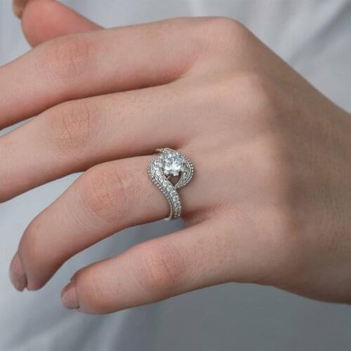 New Design Silver Engagement Ring