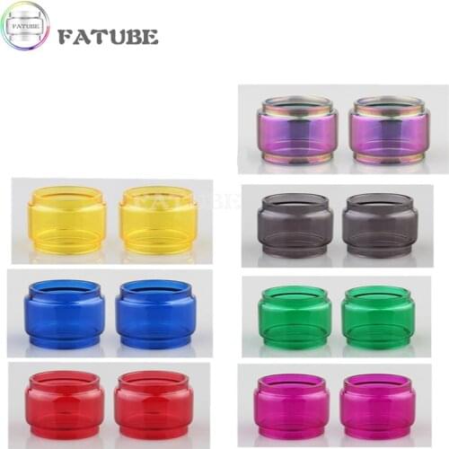 2pcs FATUBE Rainbow colour Bubble Glass TUBE for ZEUS X MESH/Zeus Dual RTA 4ml/ZEUS X 4.5ml/Zeus Sub Ohm Tank 5ml