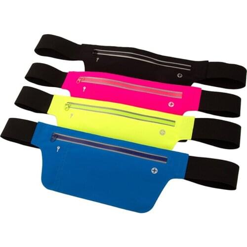 Unisex Multifunction Cycling Running Hip Money Belt Waist Bag Men Women Waterproof Phone Bag Outdoor Sports Gym Bags Fanny Pack