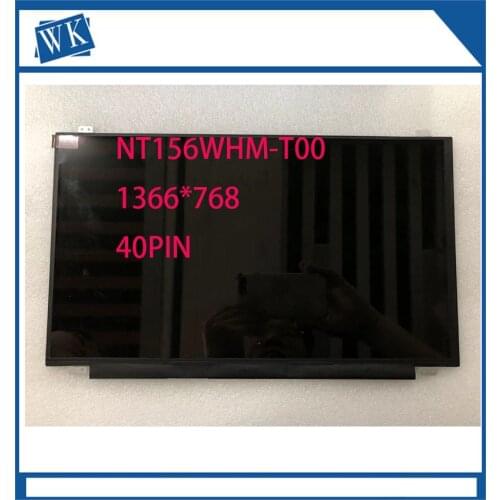 NT156WHM-T00 NT156WHM T00 LED Screen with touch Digitizer for Dell DP/N 0HXNNJ 0HXNNJ Matrix Laptop 15.6"HD 1366X768 40Pins