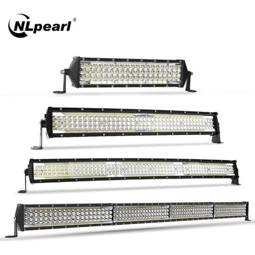Nlpearl 12-42 inch Led Light Bar/Work Light Led Bar Offroad 12V 24V Combo Beam Led Work Light For Truck ATV 4x4 Boat Tractor