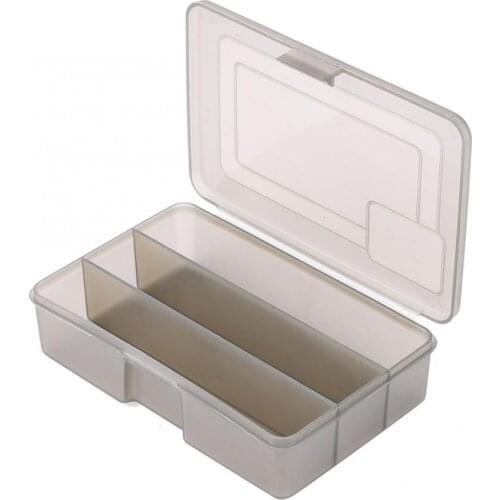 3 Grids Lures Waterproof Plastic Storage Box Fishing Tackle Container Spoon Hook Bait Tackle Case For Fishing Accessory