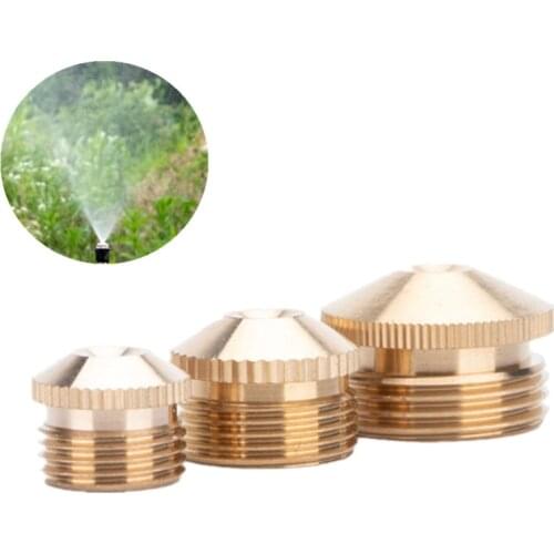 Fast Shipping 1PC 1/2"Brass Watering Fog Fogger Sprinkler Misting Nozzle For Garden And Lawn Sprayer Irrigation Nozzle