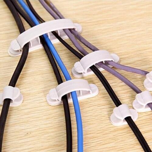 10 Pieces/pack Different Size Household Cable Holders Storage Racks Electrical Wire Collector Line Collator 2019
